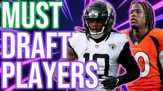 MUST DRAFT Players in EVERY ROUND of Your 2021 Fantasy Football Draft