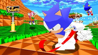 Sonic CD recreated in Sonic Robo Blast 2