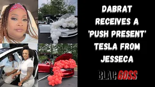 DaBrat receives a 'push present' Tesla