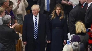 President Trump Attends Service at National Cathedral