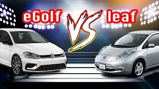 Сравнение Nissan Leaf vs Volkswagen E-Golf