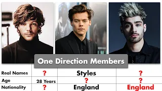 One Direction Members Real Names And Ages 2022