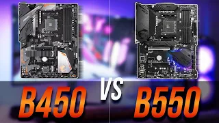 Сравнение системных плат AMD b450 vs b550 в играх