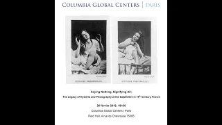 Saying Nothing, Signifying All (February 26, 2019) | Columbia Global Centers | Paris