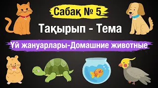 Уроки казахского языка с нуля. Тема: Домашние животные.