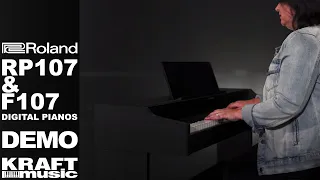 Roland RP107 & F107 Digital Pianos - Demo