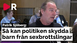 Patrik Sjöberg:  Sverige är tryggt – För förövare