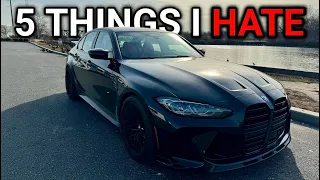 5 Things I HATE about my BMW G80 M3 Competition!