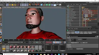 HOW TO CREATE A 3D CHARACTER BEARD ON CINEMA 4D AND EXPORT IT