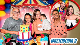 FESTA DE ANIVERSARIO DE 2 ANOS DO LIAN NO BRASIL COM O VOVÔ E VOVÓ- Familia da Rê