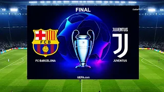 PES 2020 - Barcelona vs Juventus - Final UEFA Champions League UCL - Gameplay PC - Ronaldo vs Messi