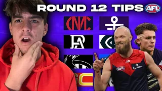 ROUND 12 AFL TIPS + PREDICTIONS 2024