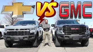 2024 Chevy Silverado ZR2 vs 2024 GMC Sierra AT4X: Which GM Truck Is Best?