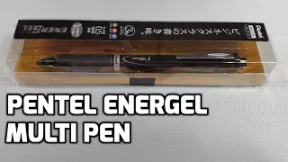 Pentel EnerGel Multi Pen Ballpoint Pen Unboxing and Review