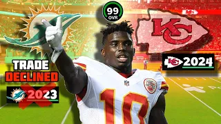 What if Tyreek Hill stayed on the Kansas City Chiefs?
