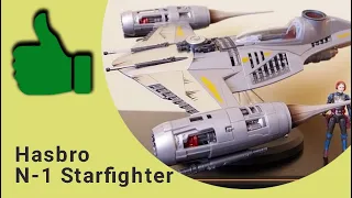 Hasbro Star Wars Vintage Mandalorian N-1 Starfighter Set Review