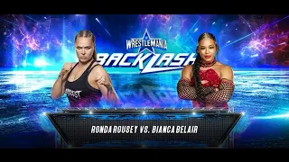 WWE 2K23 SMACK DOWN RONDA ROUSEY VS BIANCA BELAIR SPECIAL MATCH WOMEN WRESTLEMANIA