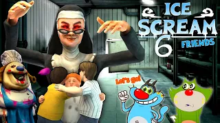 Charlie Ko bacha liya 😁 | Ice Scream 6 Full Gameplay With Oggy and Jack