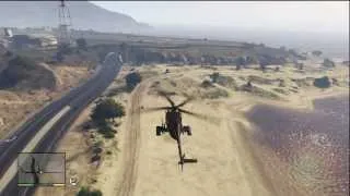 GTA V - Minigun and Buzzard Attack Chopper Locations (Fort Zancudo)
