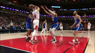 Zach LaVine knee injury vs Warriors