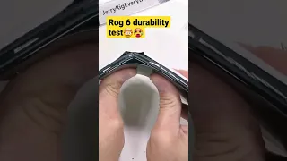 Rog 6 durability test 🤯🥺 #shorts #viral #smartphone