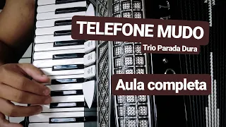 Como tocar TELEFONE MUDO (Detalhado para Iniciante) - Aula Acordeon