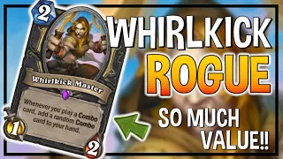 Whirlkick Rogue HAS SO MUCH VALUE!! | Darkmoon Races | Hearthstone |