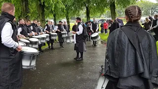 Inveraray & District Pipe Band Drum Corp Medley Practice @ UK Championships