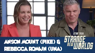 Star Trek: Strange New Worlds Interview - Anson Mount (Pike) & Rebecca Romijn (Una)