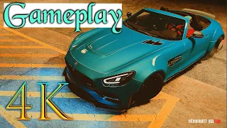 Mercedes AMG GT C Cabrio GTA 5 Ultra Realistic Graphics 4K