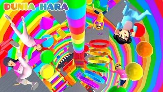 Parkour Warna Warni Raksasa | Yuta Mio ketemu Bayi Ajaib minta permintaan | Sakura School Simulator