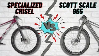 Specialized Chisel vs Scott Scale 965! Duelo de gigantes   Bike Mundo!