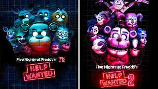 FNAF VR Help Wanted 1 & 2 | ALL ENDINGS | Full Game Walkthrough | No Commentary