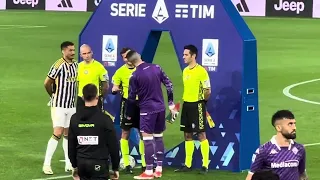 Juventus - Fiorentina Ingresso squadre in campo Serie A 07/04/24