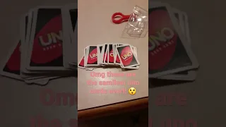 Super small uno cards