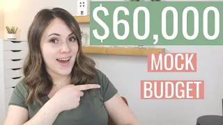 $60,000 Annual Income Budget