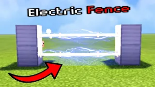 Minecraft: How to make a electric fence