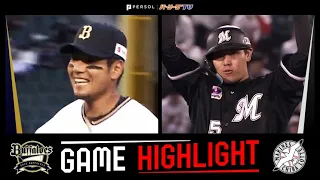 2024年5月1日  オリックス対千葉ロッテ 試合ハイライト