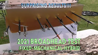 2021 Broadhead Test   (Ballistics Gel Test and More!!)