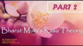Bharat Muni's Rasa Theory : Part 2