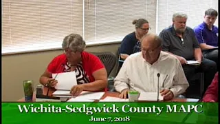 Wichita-Sedgwick County MAPC Meeting June 7, 2018