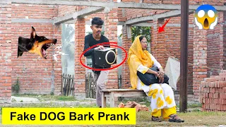 Fake Dog Bark Prank on Girl - Epic Reaction in Public - Dog Barking Prank Run (Part 5)