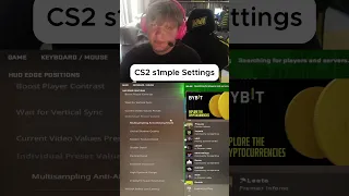 s1mple Reveals New CS2 Settings