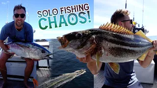 A SOLO FISHING DAY FROM HEAVEN! (Fishing Bluefin Tuna & Striped Trumpeter, West Coast Tasmania)