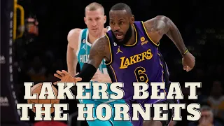 Lakers Escape The Hornets