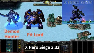 X Hero Siege 3.33, Demon Hunter & Pit Lord Extreme, Level 4 Impossible ,8 ways Dual Hero