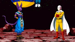 Lord Beerus Vs. Saitama - Caped Salesman