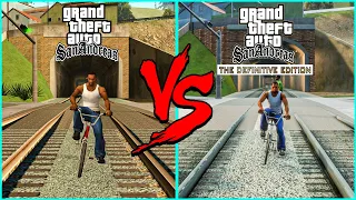 GTA San Andreas - The Big Comparison Between Original Vs The Definitive Edition