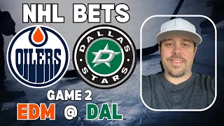 NHL Playoff Picks | Oilers vs Stars Game 2 Bets with Picks And Parlays Saturday 5/25