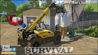 Survival in No Man's Land Ep.186🔹Refilling The BGA. Taking Care Of Animals🔹Farming Simulator 22